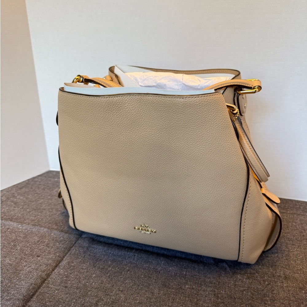 Coach Edie 31 Pebbled Leather Shoulder Bag – Style 57125